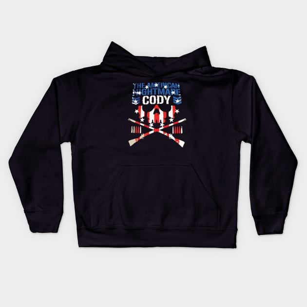 american night Kids Hoodie by adunntoval